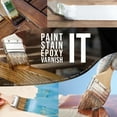 thumbnail image 3 of U.S. Art Supply 72 Pack of 1 inch Paint and Chip Paint Brushes for Paint, Stains, Varnishes, Glues, and Gesso, 3 of 5