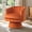 Orange, variant on Ebello 29" Swivel Chair, 360° Modern Barrel Rotating Sherpa Teddy Fabric Accent Chair with Curved Back, Plush Cushion & Armrests for Living Room, Bedroom, Orange