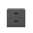 thumbnail image 2 of Hirsh 30 inch Wide 2 Drawer Lateral File Cabinet for Home or Office, Charcoal, 2 of 5