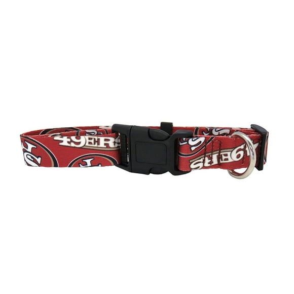Littlearth Collier pour Animal de Compagnie Unisexe-Adulte NFL San Francisco 49ers Couleur de l'Équipe Petit
