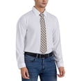 thumbnail image 7 of Gaeub Cartoon Tractor Men's Classic Woven Jacquard Necktie Perfect for Weddings & Parties, 7 of 7