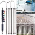 thumbnail image 4 of Pressure Washer Extension Wand, 10 Pack Power Washer Lance with 6 Atomization Nozzle Tips,1 Gutter Cleaner Attachment Curved Rod, 1/4" Quick Connect, 4000 PSI, 4 of 7