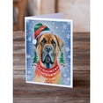 thumbnail image 2 of Mastiff Christmas Greeting Cards Pack of 8 7 in x 5 in, 2 of 3