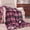 Pink Plaid, variant on MEUDYT Electric Heated Blanket for Adult, 50.1"x60.1" Soft Flannel Heating Blanket with 10 Heating Levels & 8 Hours Auto Off,Purple Plaid