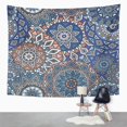 thumbnail image 2 of ZEALGNED Gypsy Ethnic Pattern Floral Motives Mandala and Boho Chic Wall Art Hanging Tapestry Home Decor for Living Room Bedroom Dorm 60x80 inch, 2 of 2