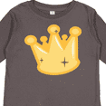 thumbnail image 4 of Inktastic Gold Crown Boys or Girls Long Sleeve Toddler T-Shirt, 4 of 5