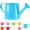 Blue, variant on 1L Metal Garden Watering Can, Vintage Sprinkling Can for Flowers, Indoor & Outdoor Plants, Tinplate Watering Kettle,Lawn & Garden Irrigation Tool