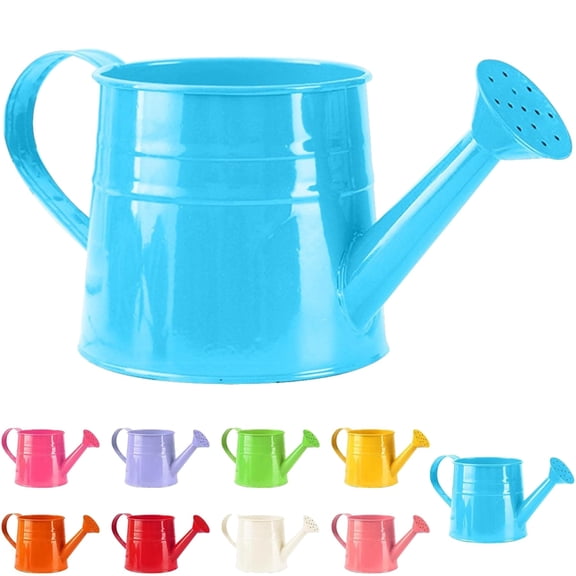 Watering Can Gardening Tool Accessories, Sprinkling Can 1L Metal Flower Garden Watering Can for Outdoor Indoor Plants Lawn Garden