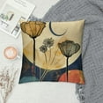 thumbnail image 2 of RUIYC Boho Abstract Modern Art Decorative Throw Pillow Cover Minimalist Geometric Moon Decoration, Botanical Plant Square Pillowcase Cushion Case Sofa Couch Home Decor, 2 of 5