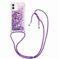thumbnail image 1 of Funda FOXDOCK para iPhone 12 con Cuerda Ajustable, Brillo Líquido, Protección Antigolpes y Lente – Ideal para Regalo, 1 of 6