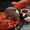 thumbnail image 3 of Cortador de Pizza con rueda de acero inoxidable, antiadherente, color negro, 2 uds. JM, 3 of 5