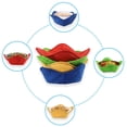 thumbnail image 1 of Cuenco multicolor Macarena para microondas soporte Tazón Titular 4 piezas, 1 of 8