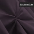 thumbnail image 5 of Nestl Bedding 14" Tailored Pinch Pleated Bed Skirt - Hotel Luxury Double Brushed Microfiber Pintuck Decorative Dust Ruffle, King, Purple Eggplant, 5 of 9