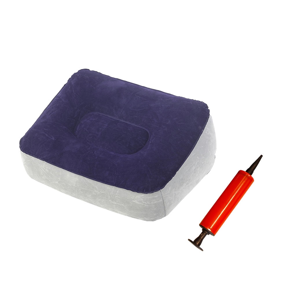 Foot Footrest Rest Inflatable Travel Stool Plane Ottoman Airplane