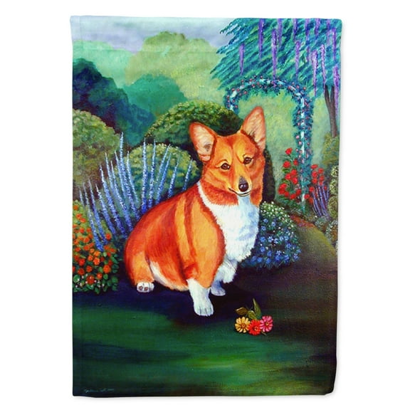Carolines Treasures 7118-FLAG-PARENT Pembroke Corgi Flag  multicolor