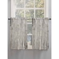 thumbnail image 5 of Gray Brown 2 Panel Kitchen Curtains for Windows, Vintage Shabby Texture Making Old Bathroom Privacy Curtain, Home Décor Window Treatment for Bedroom/Living Room 55"x45", 5 of 6