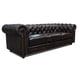 thumbnail image 2 of Sofá 100% de Piel Genuina ConfortoPiel Chesterfield Grasso, 2 of 4