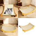 thumbnail image 2 of Sisal Cats Scratching Pad Furniture Wood Scratcher Toy Cats Paws Training Toy, 2 of 10