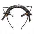thumbnail image 4 of 5 uds diadema con orejas de gato encaje diamantes de imitación cristal lentejuelas 5 estilos diadema diadema accesorios para el cabello mujeres niñas para fiesta disfraces fiesta Cosplay, 4 of 4
