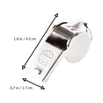 thumbnail image 5 of OUNONA  10 Pcs Referee Whistle Football Red and Whistles Child Silver, 5 of 8