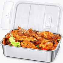 6.3-Cup Replacement Inner Container for Cordless Electric Lunch Box, Removable Stainless Steel Liner for Heated Lunch Box