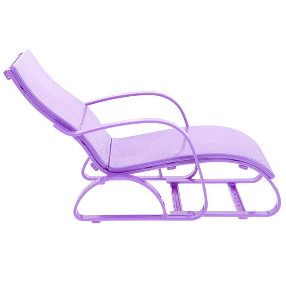 GOOHOCHY Mini Beach Chair Purple For 11.5 Inch Dolls Beach Scene Creation 1 Set