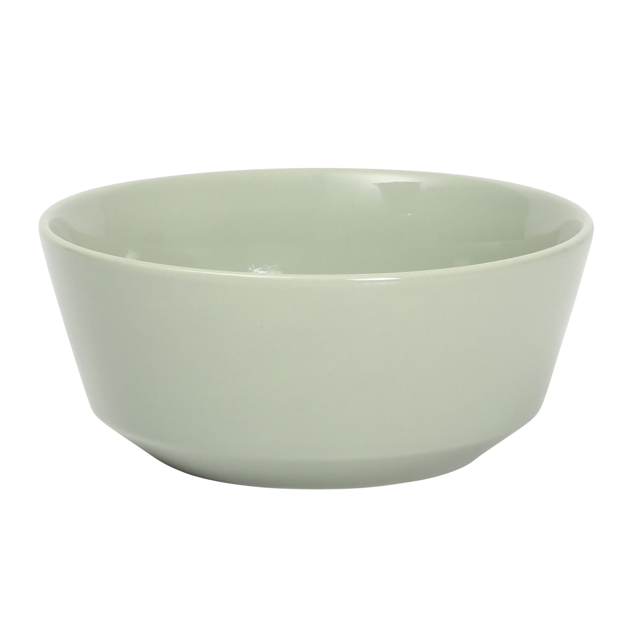 Gibson Home Summer Shades 16 Piece Plates and Bowls Dishes Service for 4 Porcelain Dinnerware Set - Green