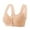 104#Complexion, variant on Daisy Bras for Older Women 2025 - Front Closure No Underwire, Full Coverage Supportive Bra, Breathable Push Up Plus Size Bralette for Seniors