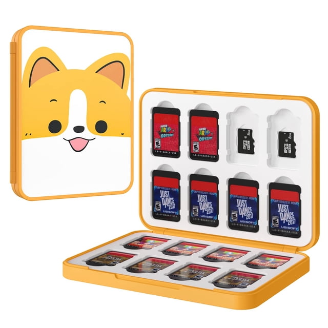 Estuche MoKo para Nintendo Switch y Switch OLED con capacidad para 16 juegos y 16 tarjetas microSD