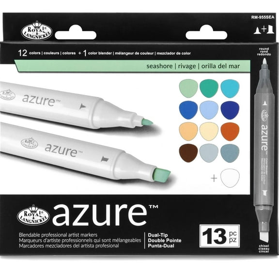 Royal & Langnickel Azure™ 13 pc Seashore Color Marker Set