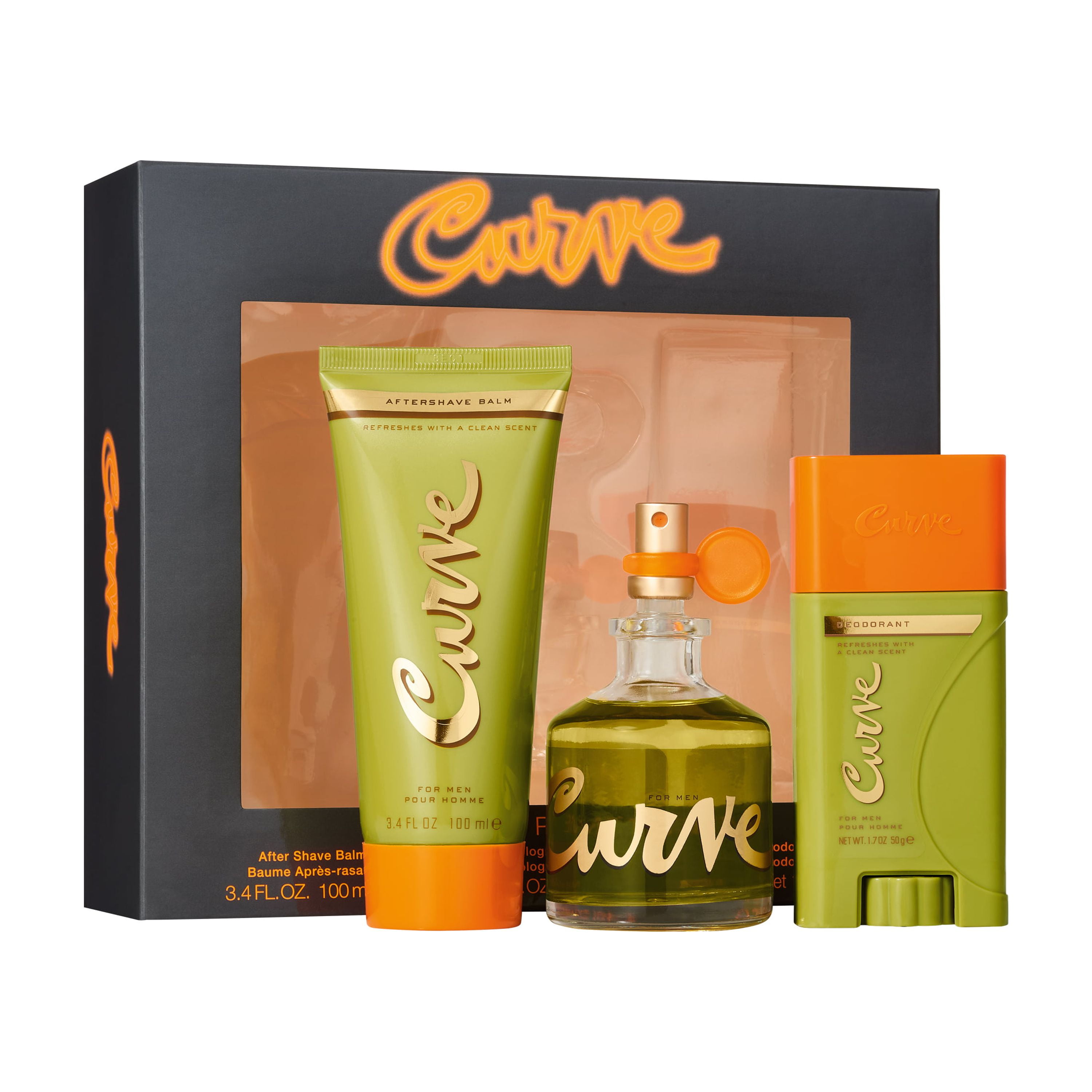 Men's Curve Cologne Gift Set 3-Piece Collection