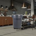 thumbnail image 7 of 32 Gallon Outdoor Trash Can with Wheels, 33.38 * 22 * 22 Black Commercial Trash Can, Rolling Trashcan with Lid - Compact and Durable for Kitchens, Parks and Restaurants, 7 of 7