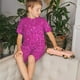 thumbnail image 4 of Balery Rose Red Glitter Conjunto de Pijama Infantil de Manga Corta con Estampado – Ropa de Dormir de Algodón Suave-3X-Large, 4 of 6