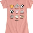 thumbnail image 3 of Peppa Pig - Friends Grid - Girls Toddler And Youth Fitted Short Sleeve Tee, 3 of 5