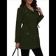 thumbnail image 2 of Abrigo Impermeable con Capucha para Mujer, Ligero y Plegable, Cortavientos Verde M, 2 of 10