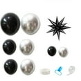 thumbnail image 1 of Halloween Balloons Kit 105 Pieces With Spider Web Design For Party Background Decoration 26 Inches Balloon 0.61 Lb Weight, 1 of 6