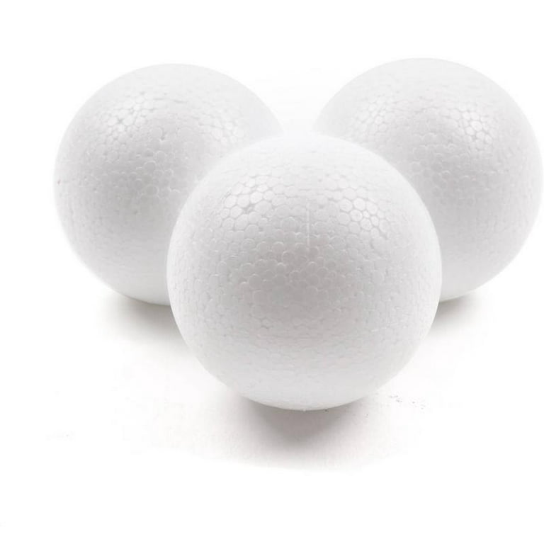 4 Inch Foam Polystyrene Balls for Art & Crafts Projects (4 Piece Set)