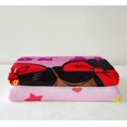 thumbnail image 3 of Black Fleece Throw Blanket 40"X50" American African Princess Throw Blanket Cute Sherpa Blanket Kawaii Magical Soft Flannel Blanket Pink Black Room Decor, 3 of 6