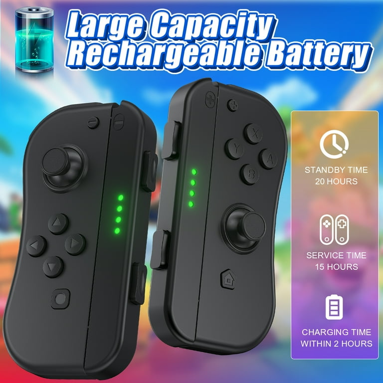 Amazon.com: Nintendo Joy-Con (L/R) - Neon Red/Neon Blue