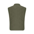 thumbnail image 6 of qucoqpe Women's Quilted Vest Stand Collar Lightweight Zip Up Padded Thermal Warm Sleeveless Jacket Casual Fleece Lined Outerwear Coat, 6 of 10
