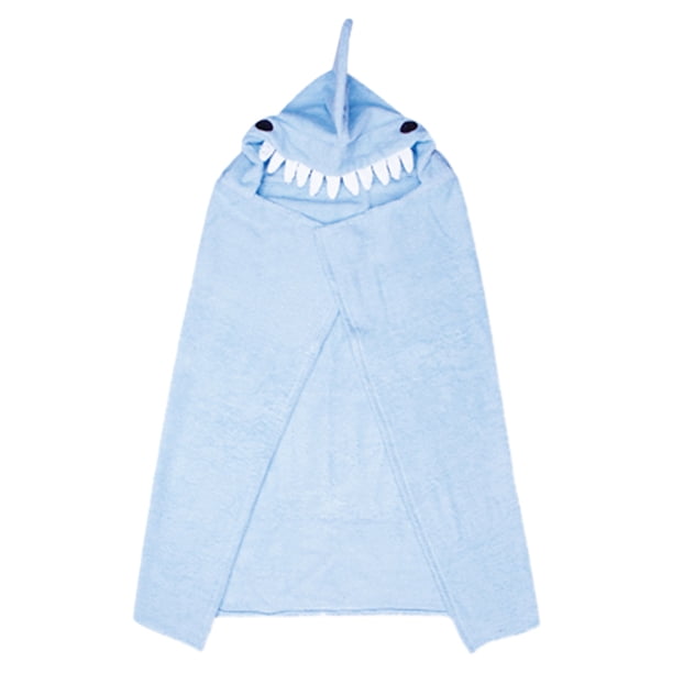 Character Hooded Towel Shark