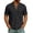 Black, variant on Henley Shirts For Men Short Sleeve Lace Up Boho Tee Tops Casual Summer Hippie Beach Going Out T-Shirt,White,Medium