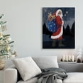 thumbnail image 2 of Stupell Industries Santa Claus Sack of Toys Under Night Sky Holiday Painting Gallery Wrapped Canvas Art Print Wall Art, 30 x 40, 2 of 6