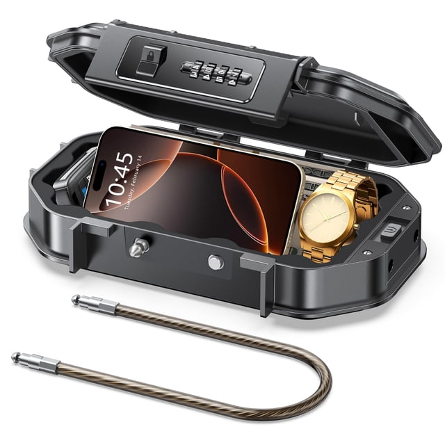 Cerradura impermeable Safe Vewaci CH-828 de 4 dígitos con cable de acero