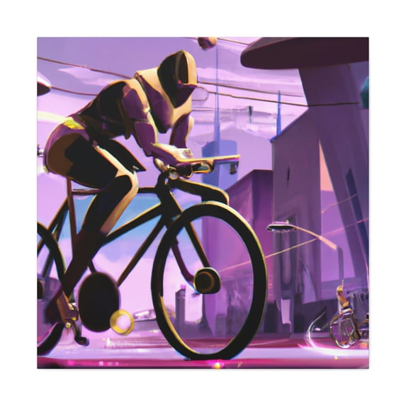Biking in the Jazz Age - Canvas