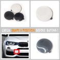 thumbnail image 5 of Trimla Front Tow Cover for 14-17 BMW X4 F26 M Aerodynamics 18i 20d 20i 25i 28i 30d 35d 35i xDrive 2014 2015 2016 2017 SAV bumper Towing Hook Eye Cap 51128066750, 5 of 5