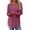 Fuchsia, variant on Long Sleeve Shirts for Women Casual Tunic Tops Dressy Crew Neck Pullover Fall Lightweight Sweaters for Women