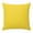 Yellow, variant on Throw Pillow Covers 16 x 16 Inch, Yellow Cotton Linen Pillows Cases, Pure Yellow Square Cushion Covers for Couch Sofa Bed