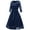 Navy#2, variant on Black*Friday Discounted Items under $5 GaThRRgYP Womens Dresses Plus Size Sales,Women Vintage Temperament V-neck Lace Sexy Long-Sleeved Lace Dress