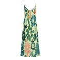 thumbnail image 4 of Vestidos de Verano de las Mujeres sin Mangas Estampados Colgantes, Estilo Casual Suelto para las Vacaciones, la Fiesta Y el Uso Diario de Primavera, 4 of 5
